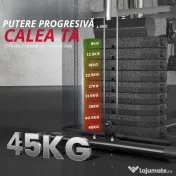 HOMCOM Statie de fitness Multifunctionala pentru Sala si Casa, din Otel 150x110x210cm Negru