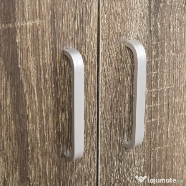 Mobilier Bucatarie cu 4 Roti, Dulapior cu Etajera din PAL, Lemn 60,4x40,3x97cm HOMCOM | Aosom Romania