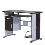 HOMCOM Birou pentru PC cu Sertare in Lemn, 100x52x75cm, Maro
