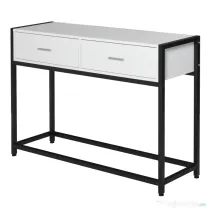 HOMCOM Consolă Modernă cu 2 Sertare, Masă pentru Hol sau Living, Design Elegant, 120x34x81 cm | Aosom Romania