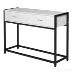 HOMCOM masa consola cu 2 sertare, 120x34x81cm