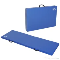 HOMCOM Saltea de Gimnastică Pliabilă și Antiderapantă 180x60x5 cm Albastru | Aosom Romania
