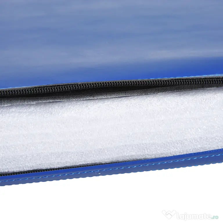 HOMCOM Saltea de Gimnastică Pliabilă și Antiderapantă 180x60x5 cm Albastru | Aosom Romania