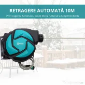 Durhand Rola Furtun Gradina – 10 m, Automata cu Montaj Perete