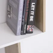 HOMCOM Bibliotecă din Lemn cu 3 Rafturi, Dimensiuni 100x30x124cm, Design Elegant pentru Organizare și Depozitare | AOSOM România 