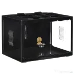 Pawhut Terariu din Sticla 60×40×40,5 cm – Pentru testoase & Reptile