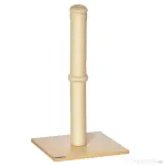 PawHut Stâlp de Zgâriat pentru Pisici cu Bază din PAL, 34x34x60 cm, Bej