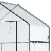 Outsunny Sera de Gradina din PE Impermeabila si Anti UV, 142x73x195cm - Verde 