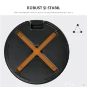 Outsunny Baza pentru umbrela rotunda Φ55cm din plastic de 30kg pentru stalpi de 38-48mm negru