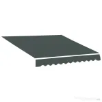 Outsunny Pânză de Înlocuire pentru Copertină Retractabilă cu Protecție UV 30+, 3,82x2,4 m, Gri | Aosom Romania