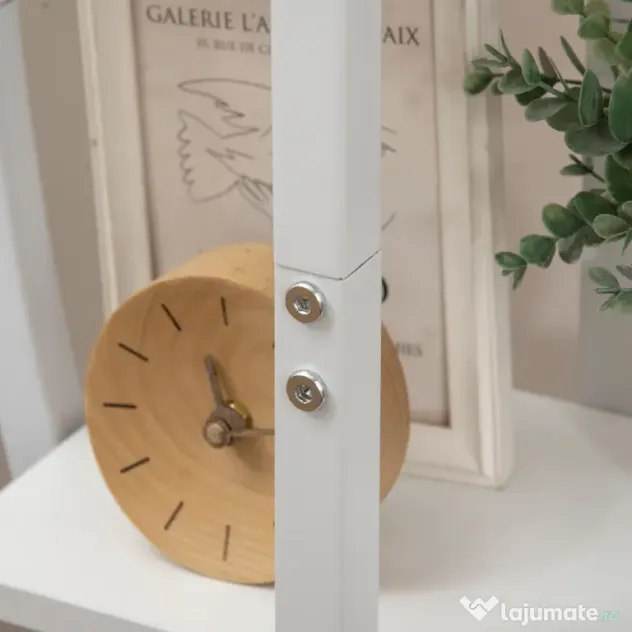 Outsunny Suport pentru plante cu 5 niveluri Scara in forma de jumatate de luna Suport pentru ghivece Raft pentru interior, exterior, camera de zi, studiu, balcon si dormitor