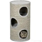 PawHut Ansamblu pentru pisici, Turn din Sisal pentru animale de companie cu planforme cu invelis moale