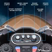 HOMCOM Motocicleta electrica pentru copii BMW HP4 cu licenta cu 3 roti 6V Motocicleta alimentata cu baterii cu muzica pentru fete baieti 18 - 60 luni, rosu 