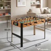 Homcom Masa Fotbal Arcade – Mini Joc Compact Cu 2 Mingi Incluse 