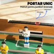 Homcom Masa Fotbal Arcade – Mini Joc Compact Cu 2 Mingi Incluse 