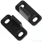 HOMCOM Kit pentru ușă glisantă din oțel carbon cu șine, opritoare și ghidaje, 200x40x0.6 cm, Negru 