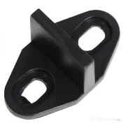HOMCOM Set feronerie ușă culisantă, oțel carbon, suport 100 kg, pentru uși lemn 3.5-4.5 cm | Aosom Romania