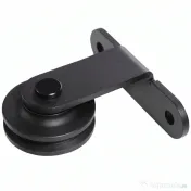 HOMCOM Set feronerie ușă culisantă, oțel carbon, suport 100 kg, pentru uși lemn 3.5-4.5 cm | Aosom Romania