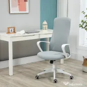 Vinsetto Scaun de Birou Ergonomic și Tapitat, Înălțime Reglabilă, Funcție de Înclinare, 62x56x110-119.5 cm, Gri | Aosom Romania 