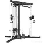 SPORTNOW Stație de Fitness pentru Antrenament Total cu Bară pentru Trazioni și Bilanciere, din Oțel, 170x139x200 cm, Negru