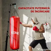 SPORTNOW Box Autoportant Reglabil 60kg Triunghi Negru | Aosom Romania 