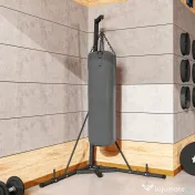 SPORTNOW Box Autoportant Reglabil 60kg Triunghi Negru | Aosom Romania 