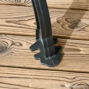 Outsunny Bancă de Exterior cu Cadru din Aluminiu, Scaun cu Două Locuri cu Cotieră Curbată, Șezut și Spătar din Lemn, 120x64x79 cm, Tec | Aosom Romania 
