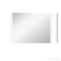 kleankin Oglindă Iluminată LED pentru Baie, Oglindă de Machiaj Reglabilă, 70x50 cm, Eleganță și Funcționalitate | Aosom Romania
