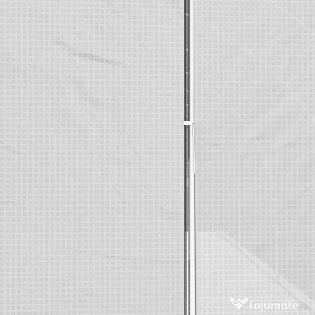 Outsunny Seră Tip Tunel cu 2 Uși, Fermoare și 8 Ferestre, 600x300x200 cm, Alb | Aosom Romania