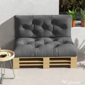 Outsunny Set de 2 Perne pentru Sezut si Spatar pentru Exterior 