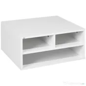 HOMCOM Suport pentru Imprimantă cu 2 Niveluri, 47x40x27.5 cm, Alb | Aosom Romania 