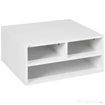 HOMCOM Suport pentru Imprimantă cu 2 Niveluri, 47x40x27.5 cm, Alb | Aosom Romania
