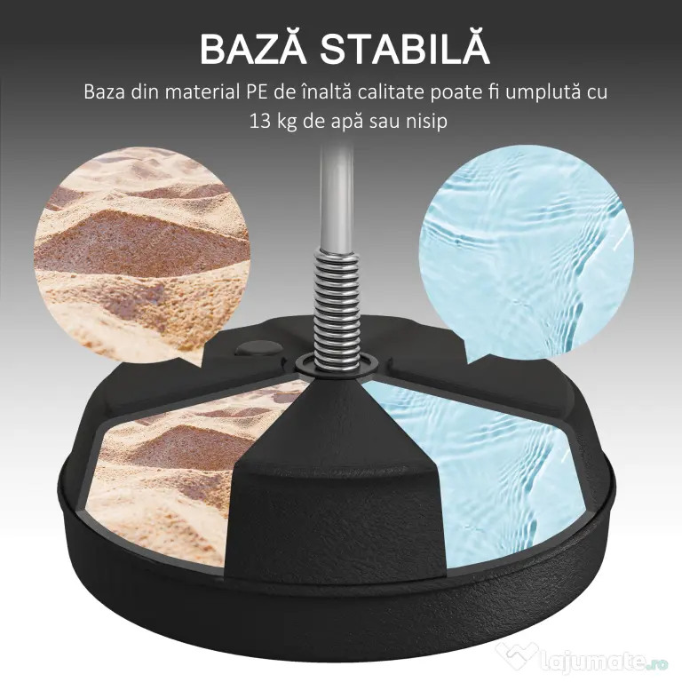 HOMCOM Sac de Box de Podea cu Înălțime Reglabilă, Mănuși de Box și Bază Umplută, 43x43x126-144 cm, Roșu și Alb