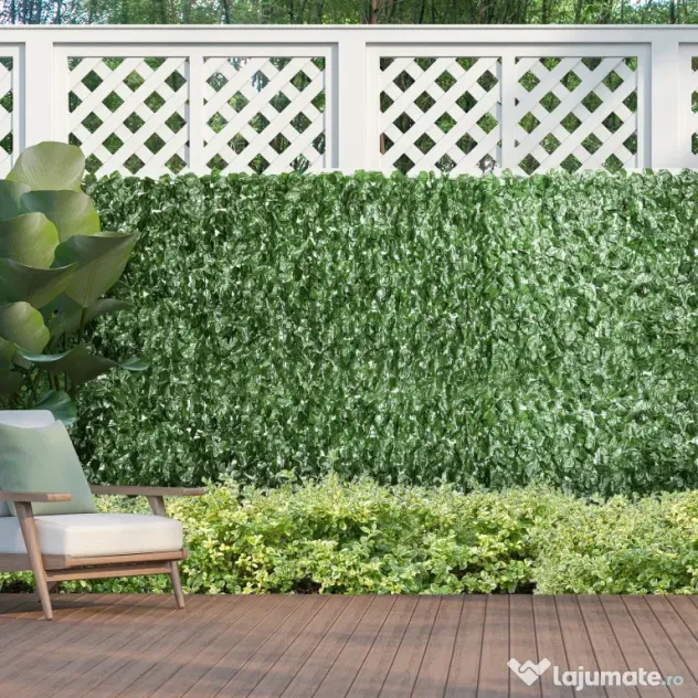 Outsunny Rulou de Gard Viu Artificial pentru Balcon si Gradina
