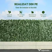Outsunny Rulou de Gard Viu Artificial pentru Balcon si Gradina 