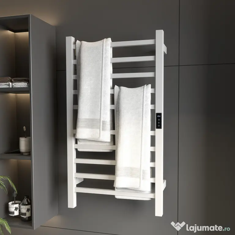 Homcom Uscator Prosoape Electric – Cu 10 Bare, Timer & Afisaj LCD