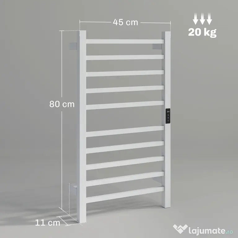 Homcom Uscator Prosoape Electric – Cu 10 Bare, Timer & Afisaj LCD