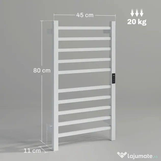 Homcom Uscator Prosoape Electric – Cu 10 Bare, Timer & Afisaj LCD