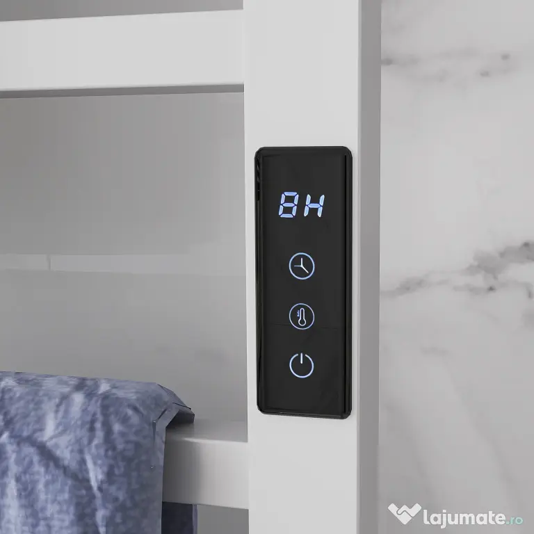 Homcom Uscator Prosoape Electric – Cu 10 Bare, Timer & Afisaj LCD