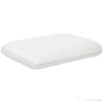 HOMCOM Pernă din spumă de memorie cu revenire rapidă, husă detașabilă și lavabilă, 60x40x10 cm, alb crem