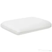 HOMCOM Pernă din spumă de memorie cu revenire rapidă, husă detașabilă și lavabilă, 60x40x10 cm, alb crem