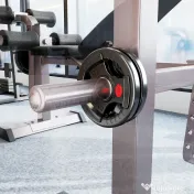 SPORTNOW Set Discuri de Greutate 2x2.5kg cu Gaură de 5cm și 3 Mânere din Oțel și Plastic | Aosom Romania