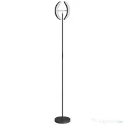 HOMCOM Lampă de Podea Dimmerabilă cu Telecomandă și Dublă Cap Girevole la 350°, Lampă de Podea cu Reglare Temperatură Culoare 2700K-6000K, pentru Sufragerie și Cameră, Negru | Aosom Romania 