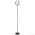 HOMCOM Lampă de Podea Reglabilă cu Telecomandă și Două Capete Rotative 350°, Reglare Temperatură Culoare 2700K-6000K, pentru Living și Dormitor, Negru