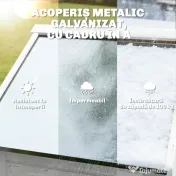 Outsunny Căsuță de Grădină din Lemn, Depozit cu Rafturi Reglabile și Acoperiș Zincat | Aosom Romania 