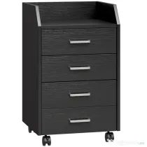 Vinsetto comodă birou,comodă birou cu roți, comodă documente, comodă pe roți, comodă cu sertare, mobilier birou | Aosom Romania