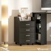 Vinsetto comodă birou,comodă birou cu roți, comodă documente, comodă pe roți, comodă cu sertare, mobilier birou | Aosom Romania 
