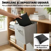 Outsunny Huse pentru Mobilier de Grădină 4 Piese, Impermeabile, Negru 