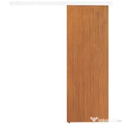 HOMCOM Ușă Culisantă de Interior 75x210 cm, Șină Silențioasă din Aliaj de Aluminiu, Kit Accesorii, Ghidaj, Ușă de Interior Stil Minimalist, din MDF, Impermeabilă, pentru Bucătărie, Baie, Birou 