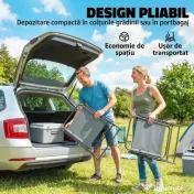 Outsunny scaun pliabil compact pentru terasă | Aosom Romania 